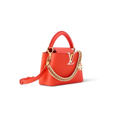 LOUIS VUITTON MASTER CAPUCINES BB RED (27*18*9cm)
